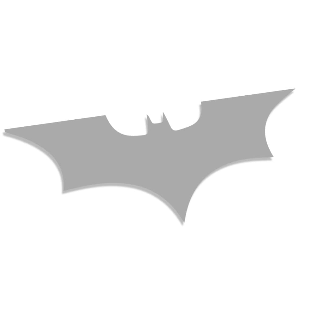 Decus Batman Dark Knight Symbol XXL 0161 (Silber) // Sticker OEM JDM Style Aufkleber von Decus