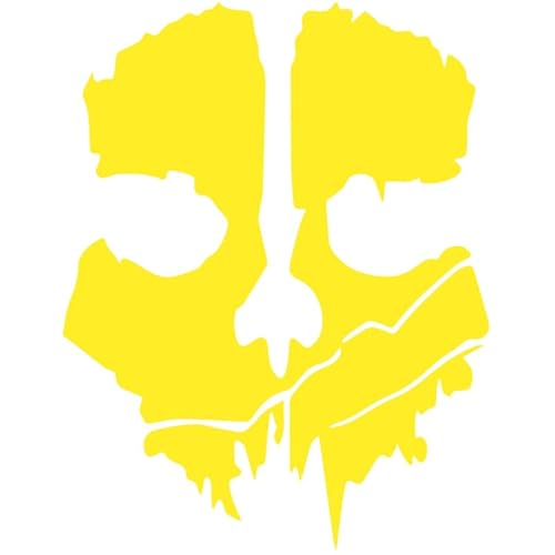Decus Call of Duty Ghost L 0124 (neon gelb) // Sticker OEM JDM Style Aufkleber von Decus