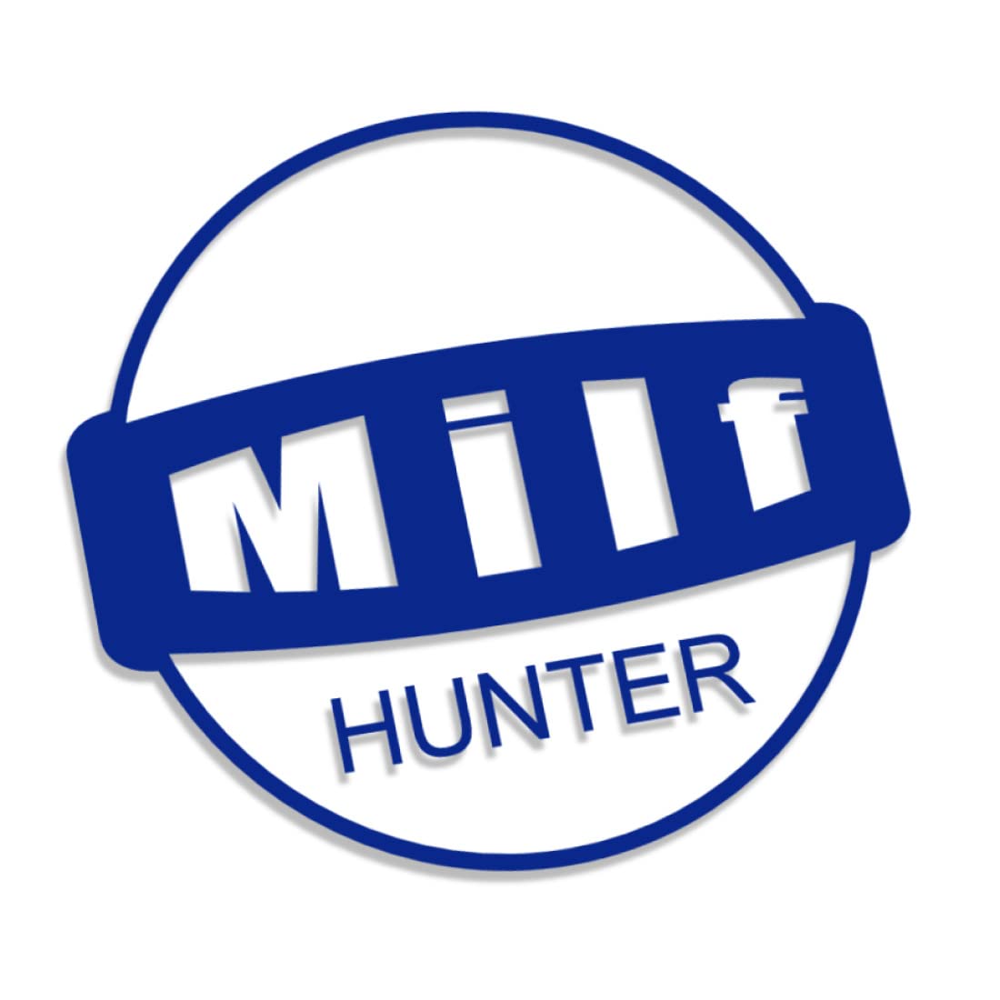 Decus Milf Hunter XXL 2179 (blau) // Sticker OEM JDM Style Aufkleber von Decus
