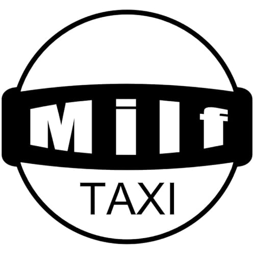 Decus Milf Taxi XXL 1404 (schwarz) // Sticker OEM JDM Style Aufkleber von Decus