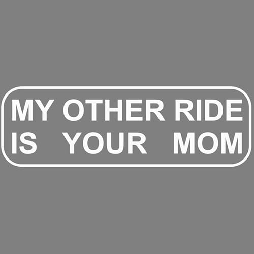 Decus My Other Ride is Your MOM L 1410 (weiß) // Sticker OEM JDM Style Aufkleber von Decus