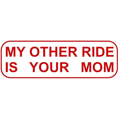 Decus My Other Ride is Your MOM XXL 1410 (rot) // Sticker OEM JDM Style Aufkleber von Decus