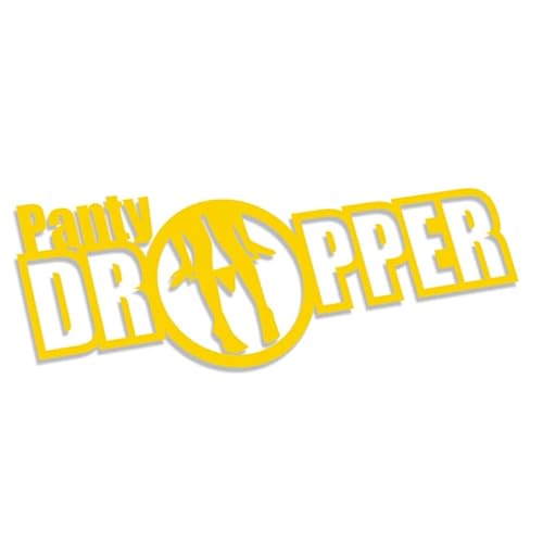 Decus Panty Dropper XXL 2291 (gelb) // Sticker OEM JDM Style Aufkleber von Decus