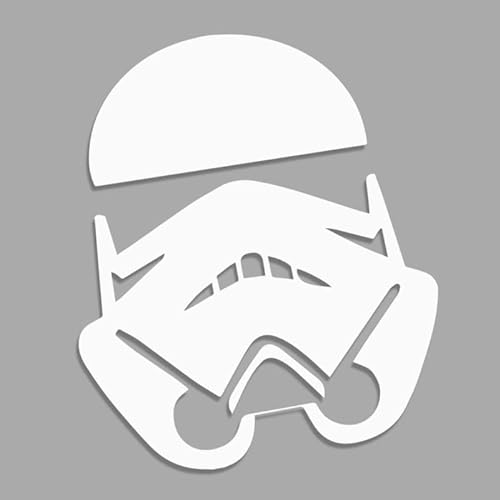 Decus Star Wars Stormtrooper L 0150 (weiß) // Sticker OEM JDM Style Aufkleber von Decus