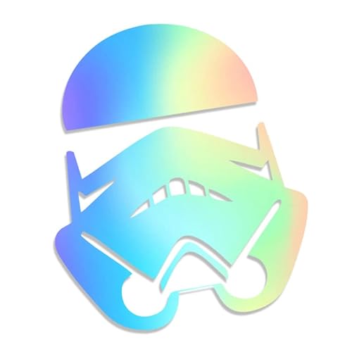 Decus Star Wars Stormtrooper XXL 0150 (Oil Slick Hologramm) // Sticker OEM JDM Style Aufkleber von Decus