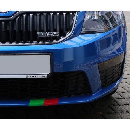 Decus Streifen breit - für alle Skoda Modelle Aufkleber Skoda Sport RS Octavia Suberb Fabia Jeti 2 3 Sticker // Sticker OEM JDM Style Aufkleber von Decus