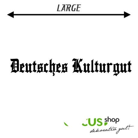Deutsches Kulturgut Large // Sticker OEM JDM Style Aufkleber von Decus