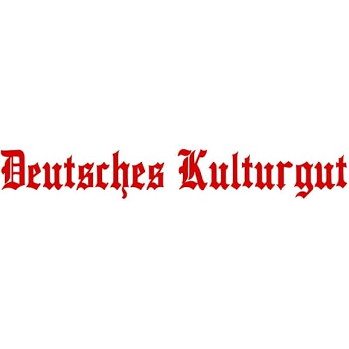 Deutsches Kulturgut Large XXL 0359 (rot) // Sticker OEM JDM Style Aufkleber von Decus