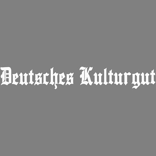 Deutsches Kulturgut Large XXL 0359 (weiß) // Sticker OEM JDM Style Aufkleber von Decus