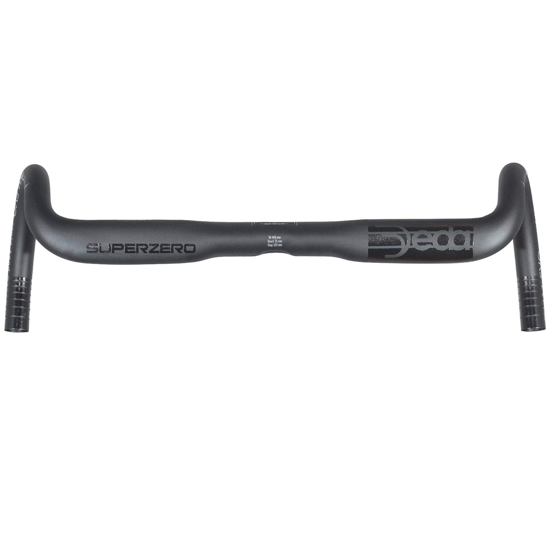 Deda Elementi Superzero Gravel Alloy Lenker, Poliert auf Schwarz (PoB), 42 cm von Deda Elementi