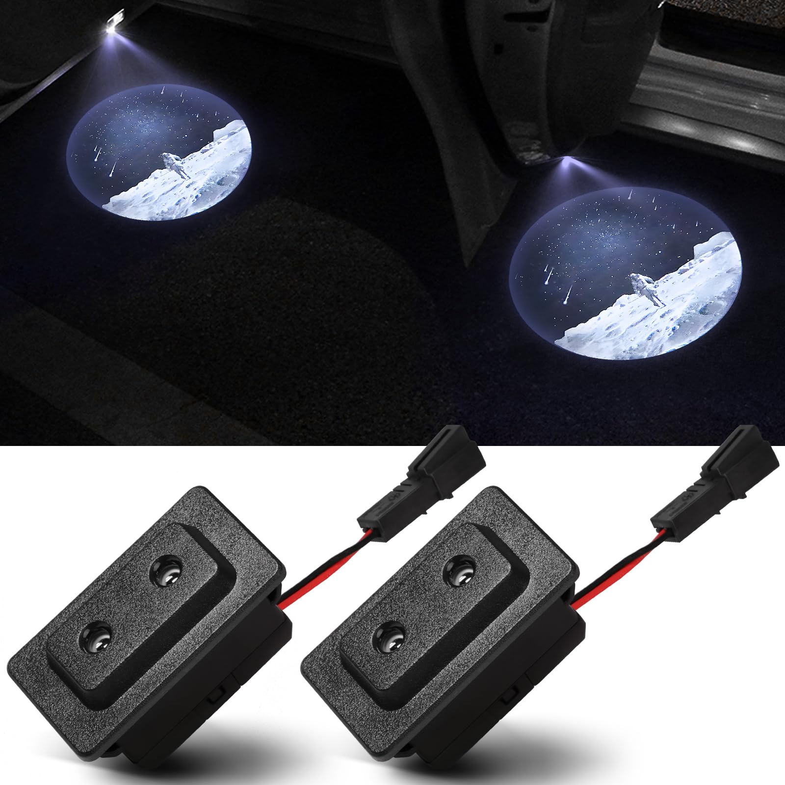 Defvnsy 2 Stück Autotür Logo Projektor, Unterbodenbeleuchtung Türprojektoren Led Licht Kompatibel Mit Tesla Model 3, Model Y, Weiß Einstiegsbeleuchtung Zubehör Defvnsy 2 Stück Autotür Logo Projektor, Unterbodenbeleuchtung Türprojektoren Led Licht Kompatibel Mit Tesla Model 3, Model Y, Weiß Einstiegsbeleuchtung Zubehör von Defvnsy