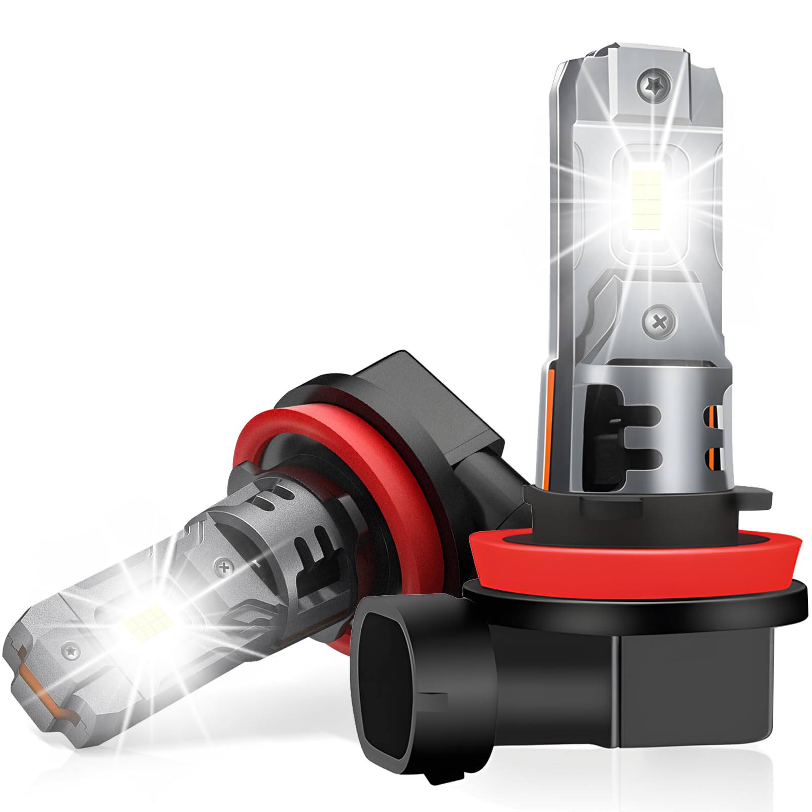 Defvnsy 2 Stück H11 Halogen Glühbirne, 55W 22000ML Super Helligkeit H11 Lampen mit Kühllüfter, 12V 6500K Weiß Abblendlicht Nebelscheinwerfer – Plug and Play – 1:1 Mini-Größe Halogen Lampe Defvnsy 2 Stück H11 Halogen Glühbirne, 55W 22000ML Super Helligkeit H11 Lampen mit Kühllüfter, 12V 6500K Weiß Abblendlicht Nebelscheinwerfer – Plug and Play – 1:1 Mini-Größe Halogen Lampe von Defvnsy