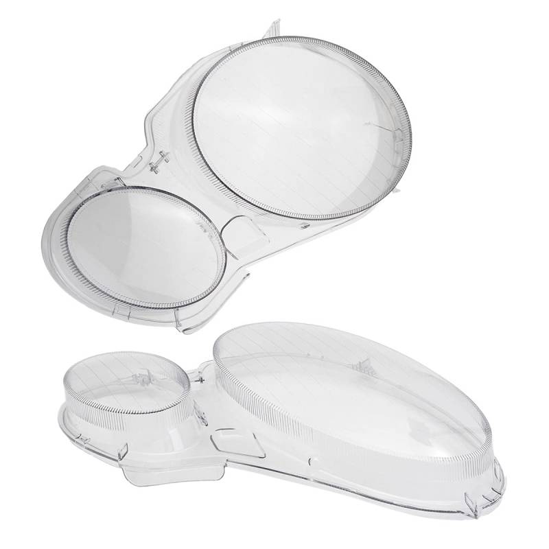 Dehumi Scheinwerfer Objektiv Glas Lampenschirm Scheinwerfer Abdeckung für W211 E240 E200 E350 E280 E300 06-08 (transparent, Halogen, Polycarbonat, Front, Auto, Scheinwerferabdeckung,) von Dehumi