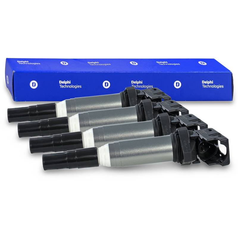 4x Original DELPHI Zündspule Zündmodul Stabzündspule GN10571-12B1 von Delphi