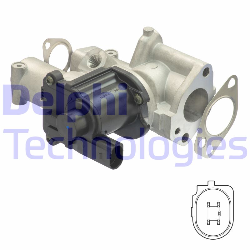 AGR-Ventil Delphi EG10509-12B1 AGR-Ventil Delphi EG10509-12B1 von Delphi