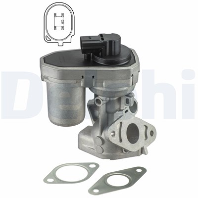 Delphi AGR-Ventil [Hersteller-Nr. EG10399-12B1] für Alfa Romeo, Citroën, Fiat, Ford, Land Rover, Peugeot von Delphi