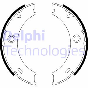 Bremsbackensatz, Feststellbremse Hinterachse Delphi LS1917 Bremsbackensatz, Feststellbremse Hinterachse Delphi LS1917 von Delphi