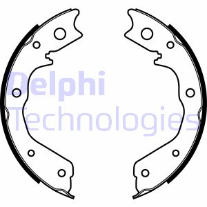 Bremsbackensatz, Feststellbremse Hinterachse Delphi LS1928 Bremsbackensatz, Feststellbremse Hinterachse Delphi LS1928 von Delphi
