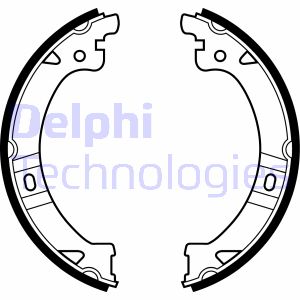 Bremsbackensatz, Feststellbremse Hinterachse Delphi LS1977 Bremsbackensatz, Feststellbremse Hinterachse Delphi LS1977 von Delphi