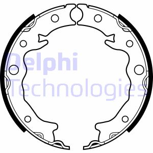 Bremsbackensatz, Feststellbremse Hinterachse Delphi LS2089 von Delphi