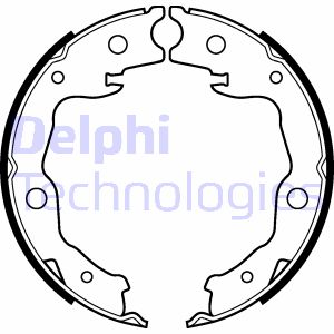 Bremsbackensatz, Feststellbremse Hinterachse Delphi LS2116 von Delphi