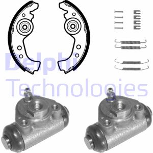 Bremsbackensatz Hinterachse Delphi 1071 Bremsbackensatz Hinterachse Delphi 1071 von Delphi
