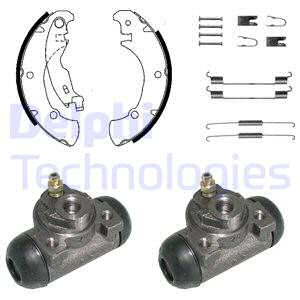 Bremsbackensatz Hinterachse Delphi KP1033 Bremsbackensatz Hinterachse Delphi KP1033 von Delphi