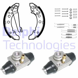 Bremsbackensatz Hinterachse Delphi KP1054 Bremsbackensatz Hinterachse Delphi KP1054 von Delphi