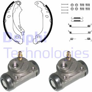 Bremsbackensatz Hinterachse Delphi KP1060 Bremsbackensatz Hinterachse Delphi KP1060 von Delphi