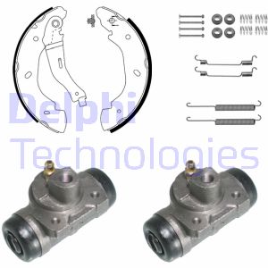 Bremsbackensatz Hinterachse Delphi KP1083 Bremsbackensatz Hinterachse Delphi KP1083 von Delphi
