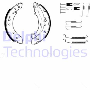Bremsbackensatz Hinterachse Delphi KP1089 von Delphi