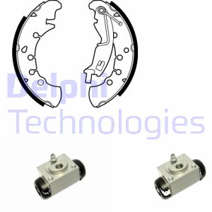 Bremsbackensatz Hinterachse Delphi KP1099 Bremsbackensatz Hinterachse Delphi KP1099 von Delphi