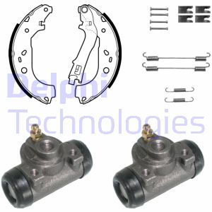Bremsbackensatz Hinterachse Delphi KP1122 Bremsbackensatz Hinterachse Delphi KP1122 von Delphi