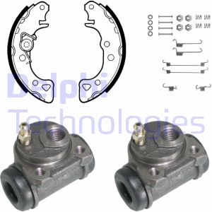 Bremsbackensatz Hinterachse Delphi KP755 von Delphi