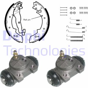 Bremsbackensatz Hinterachse Delphi KP768 Bremsbackensatz Hinterachse Delphi KP768 von Delphi