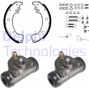 Bremsbackensatz Hinterachse Delphi KP773 Bremsbackensatz Hinterachse Delphi KP773 von Delphi