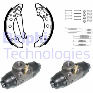 Bremsbackensatz Hinterachse Delphi KP791 Bremsbackensatz Hinterachse Delphi KP791 von Delphi