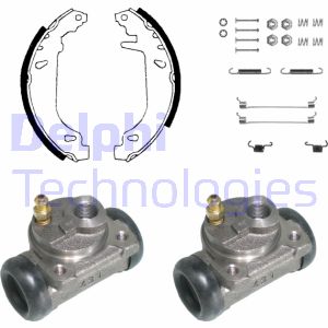 Bremsbackensatz Hinterachse Delphi KP823 Bremsbackensatz Hinterachse Delphi KP823 von Delphi