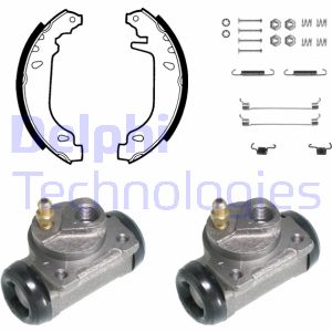 Bremsbackensatz Hinterachse Delphi KP828 Bremsbackensatz Hinterachse Delphi KP828 von Delphi