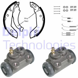 Bremsbackensatz Hinterachse Delphi KP834 Bremsbackensatz Hinterachse Delphi KP834 von Delphi