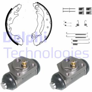 Bremsbackensatz Hinterachse Delphi KP847 Bremsbackensatz Hinterachse Delphi KP847 von Delphi
