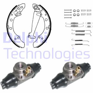 Bremsbackensatz Hinterachse Delphi KP851 Bremsbackensatz Hinterachse Delphi KP851 von Delphi