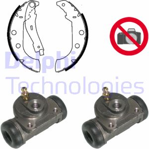 Bremsbackensatz Hinterachse Delphi KP877 Bremsbackensatz Hinterachse Delphi KP877 von Delphi