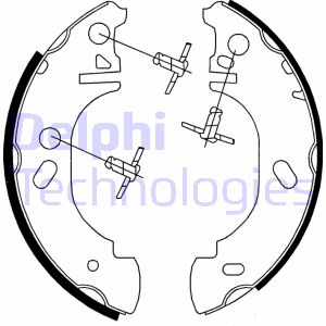 Bremsbackensatz Hinterachse Delphi LS1700 von Delphi