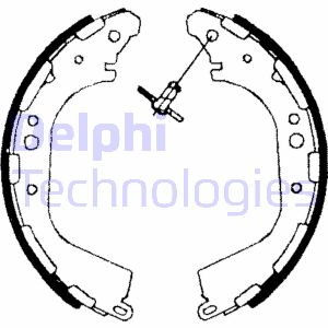 Bremsbackensatz Hinterachse Delphi LS1709 von Delphi