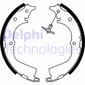 Bremsbackensatz Hinterachse Delphi LS1744 Bremsbackensatz Hinterachse Delphi LS1744 von Delphi