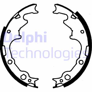 Bremsbackensatz Hinterachse Delphi LS1780 von Delphi