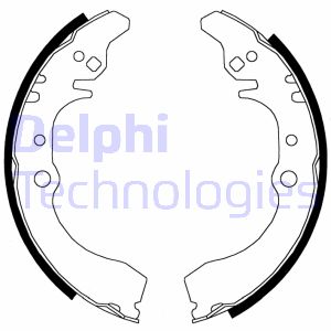Bremsbackensatz Hinterachse Delphi LS1823 von Delphi