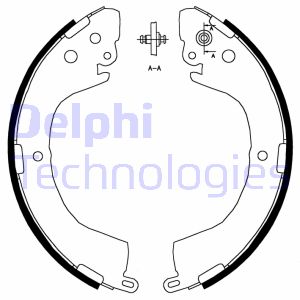 Bremsbackensatz Hinterachse Delphi LS1826 Bremsbackensatz Hinterachse Delphi LS1826 von Delphi