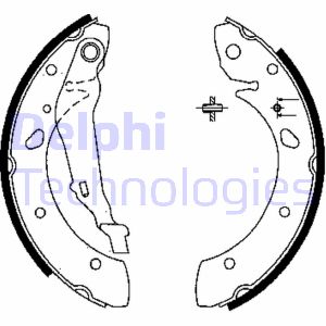Bremsbackensatz Hinterachse Delphi LS1843 von Delphi
